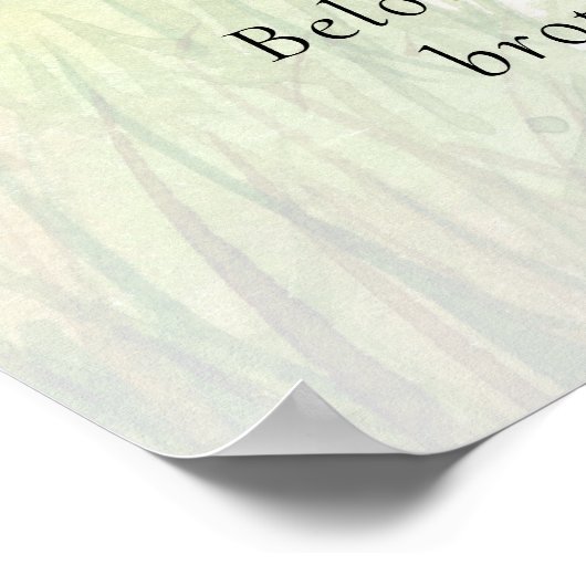 2ftx3ftビーチ写真トリビュート葬儀記念碑 ポスター (角)