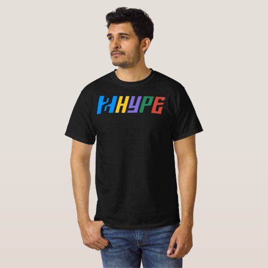 2hype m-erch 2hypeカラーロゴhdb Tシャツ，フード付きスウェットシャツ, Tシャツ (正面フル)