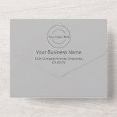 2in1ビジネスの立ち上げ招待状+名刺 オールインワン招待状 (裏面)