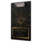 2in1モダンプロフェッショナルガラスの名刺および名刺 クリップボード (左)