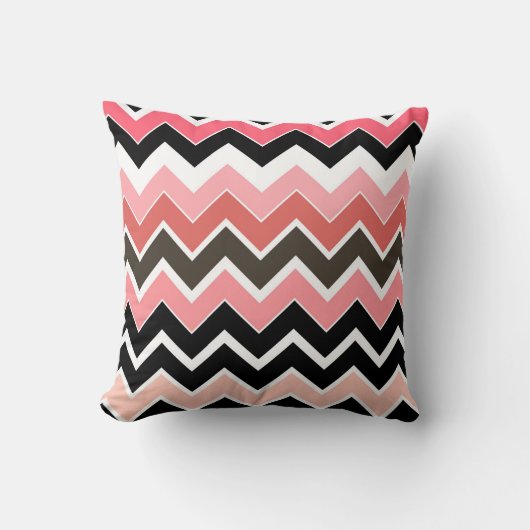 2in1 Pink Earth ZigZagパターンクッション クッション (正面)