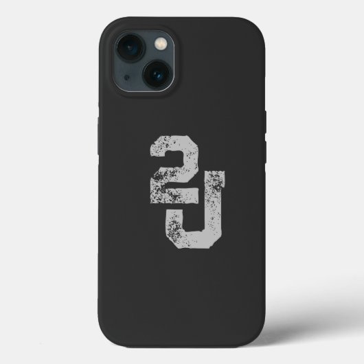 '2J'ロゴ Case-Mate iPhoneケース (裏面)