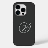 '2J'ロゴ Case-Mate iPhoneケース (裏面)