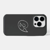 '2J'ロゴ iPhoneケース (裏面横)