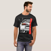 2JZ JDMの伝説が決して死なないRising Sun Tシャツ (正面フル)