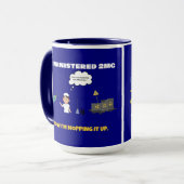 2mg投与。今私はそれを台無しにしている。 マグカップ (正面左)