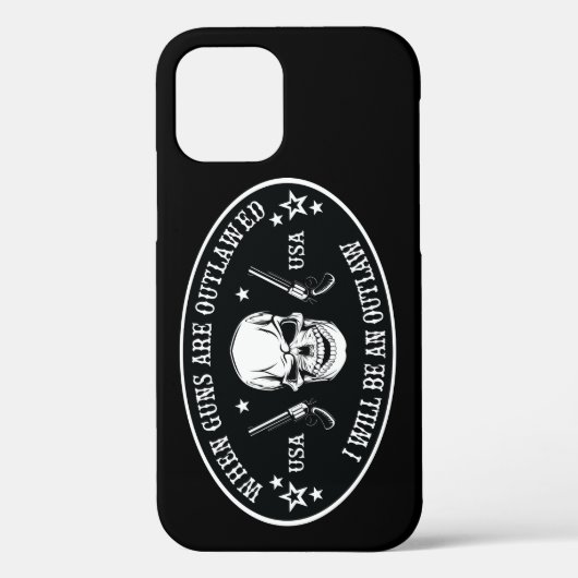 2ndアメンドメントスロー枕 Case-Mate iPhoneケース (裏面)
