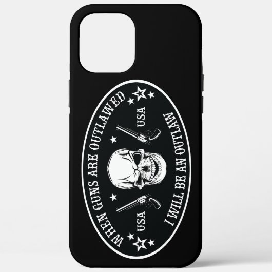2ndアメンドメントスロー枕 Case-Mate iPhoneケース (裏面)