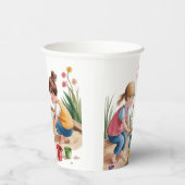 2ndバースデーサンドボックスガールパーティー 紙コップ (右)