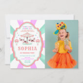 2ndバースデーサーカスフォト招待状 招待状 (正面)