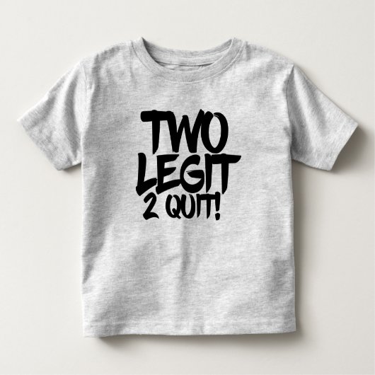 2ndバースデーシャツレギット2男やめの子または女の子 トドラーTシャツ (正面)