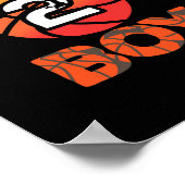 2ndバースデーバスケットボールパーティー2歳ブデイセル ポスター (角)