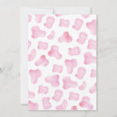 2ndロデオ女性のカーボーイ第2誕生日招待状 招待状 (裏面)