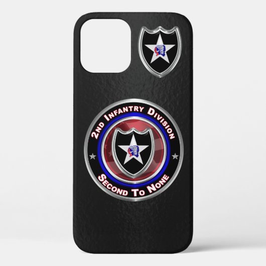 2nd歩兵師団 "誰にも負けない" オリジナル Case-Mate iPhoneケース (裏面)
