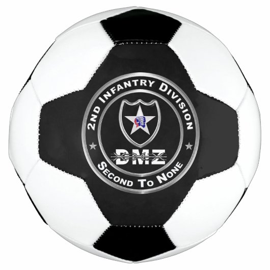 2nd歩兵師団DMZ割引価格 サッカーボール (正面)