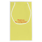 2nd誕生日パーティーテディベアズパーティー スモールペーパーバッグ (裏面)