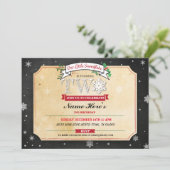 2nd誕生日パーティー2冬フェスティバル氷招待状 招待状 (スタンド正面)