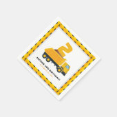 2nd誕生日建築パーティーナプキンス スタンダードカクテルナプキン (角)