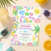 2nd誕生日招待状ガール – 2つの湖 招待状