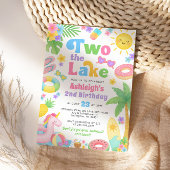 2nd誕生日招待状ガール – 2つの湖 招待状