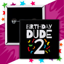 2nd誕生日2歳オールドボーイパーティー誕生日Dude 2
