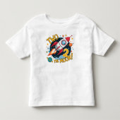2nd バースデー 二次元へ  トドラーTシャツ (正面)