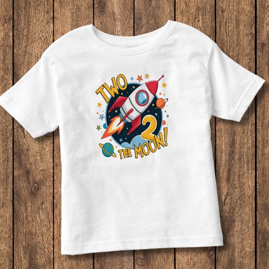 2nd バースデー 二次元へ  トドラーTシャツ