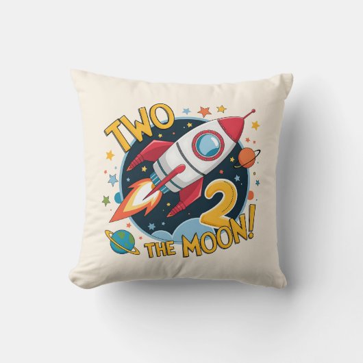 2nd バースデー Two the Moon クッション (正面)