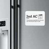 2nd AC定義 – カメラチーム3" x 4" Flex マグネット