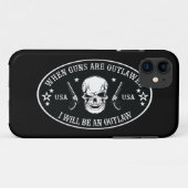 2nd Amendment スロー枕 Case-Mate iPhoneケース (裏面(横))