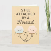 2nd Anniversary Card for Husband – Cotton Funny カード (正面)