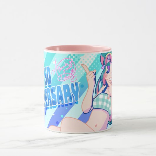 2nd Anniversary Hikiringo -- Summer Neto chan マグカップ (中央)