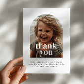 2nd Birthday Arched Photo - 2 サンキューカード