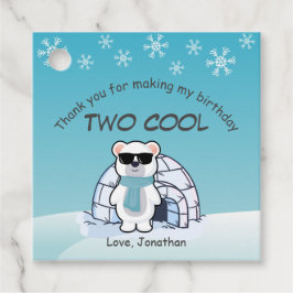 2nd Birthday Boy Two Cool Polar Bear Iglo   フェイバータグ