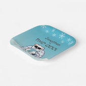 2nd Birthday Boy Two Cool Polar Bear Iglo   ペーパープレート (傾斜あり)