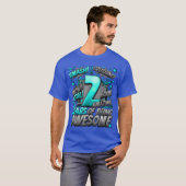 2nd Birthday Comic Style Awesome Since 2021 2 Year Tシャツ (正面フル)