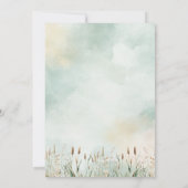 2nd Birthday Invitation Duck Duck Two Theme 招待状 (裏面)