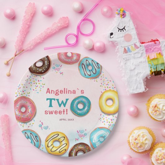 2nd birthday paper plates. ペーパープレート (パーティー)