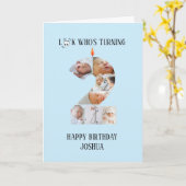 2nd Birthday Photo Card カード (黄色い花)