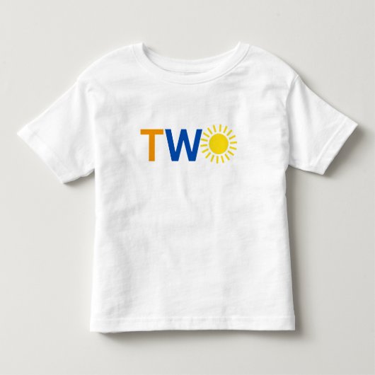 2nd Birthday T-Shirt トドラーTシャツ (正面)