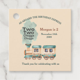 2nd Birthday Trainパーティー全客席水彩 フェイバータグ