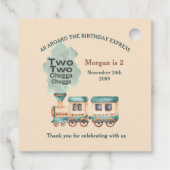 2nd Birthday Trainパーティー全客席水彩 フェイバータグ (裏面)