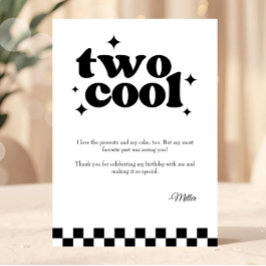 2nd Birthday Two Cool Birthday Thank You Card サンキューカード