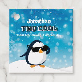 2nd Birthday Two Cool Penguin Boy フェイバータグ