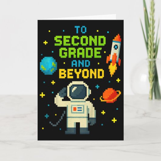 2nd Grade And Beyond Astronaut Space Boys Gamer Fi カード (正面)