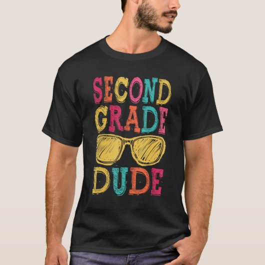 2nd Grade Dude Back to School  First Day of School Tシャツ (正面)