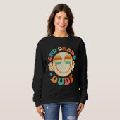 2nd Grade Dude Happy Face First Day Back To School スウェットシャツ (正面フル)