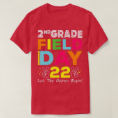 2nd Grade Field Day 2022 Let The Games Begin Schoo Tシャツ (デザイン正面)