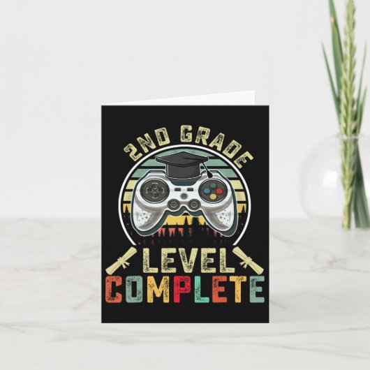 2nd Grade Level Complete Gamer 2nd Grade Graduatio カード (正面)