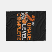 2nd Grade Level Complete Sketll Last Day Of School フリースブランケット (正面(横))